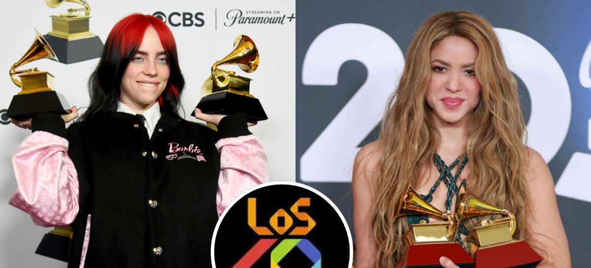 Shakira y Billie Eilish // Créditos: Getty Images