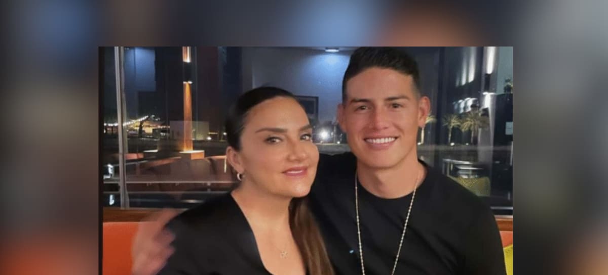Créditos: James Rodríguez y Pilar Rubio - Foto tomada de redes sociales